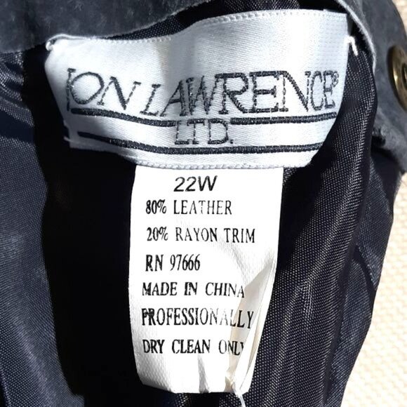 Jon Lawrence Blue Suede Skirt Women 22W Midi Lined Crochet - Picture 7 of 7